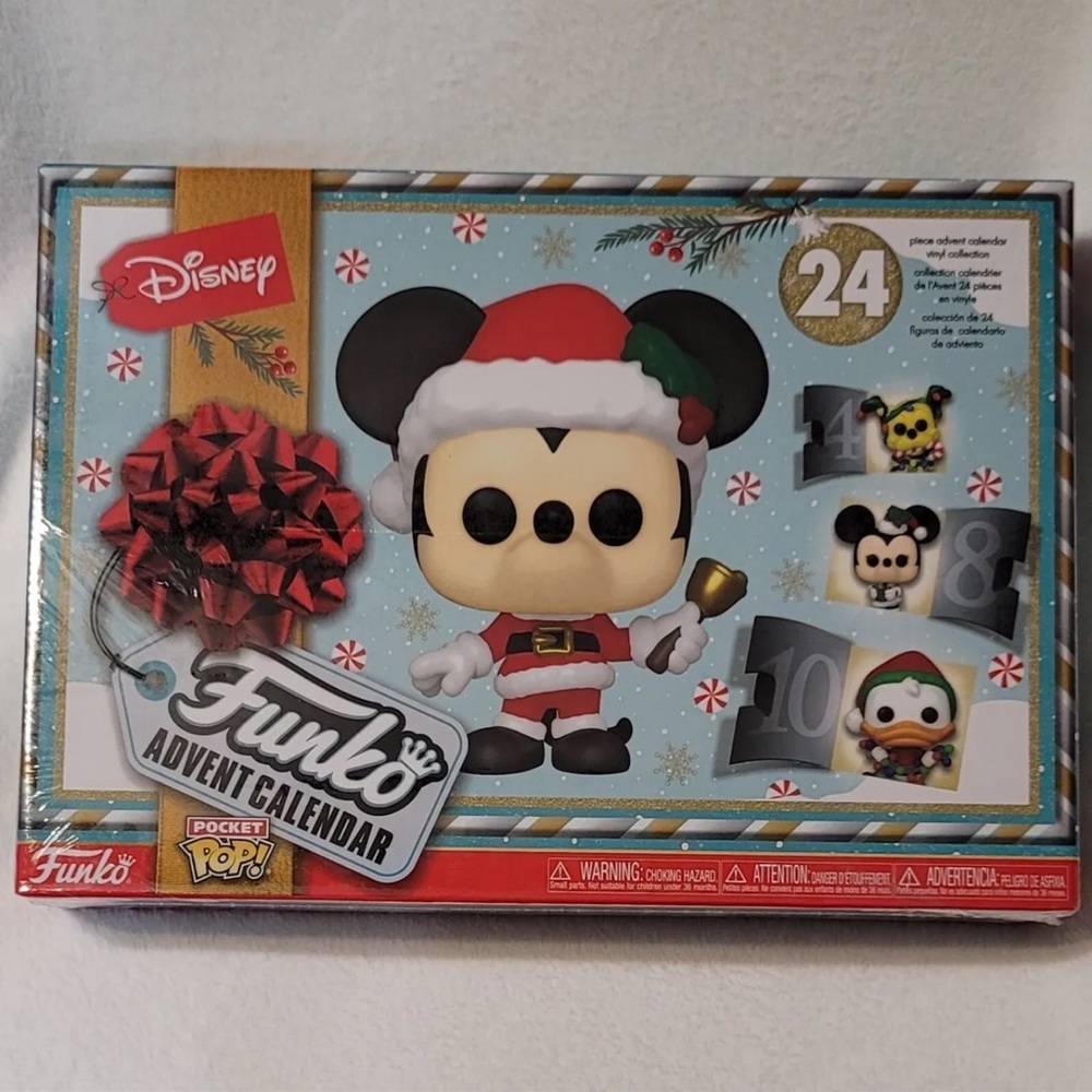 DISNEY 2022 Advent Calendar Funko Pocket Pop! 24 Piece Collection